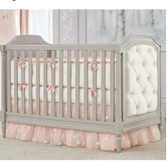 Monique Lhuillier Ethereal Tulle Crib Skirt